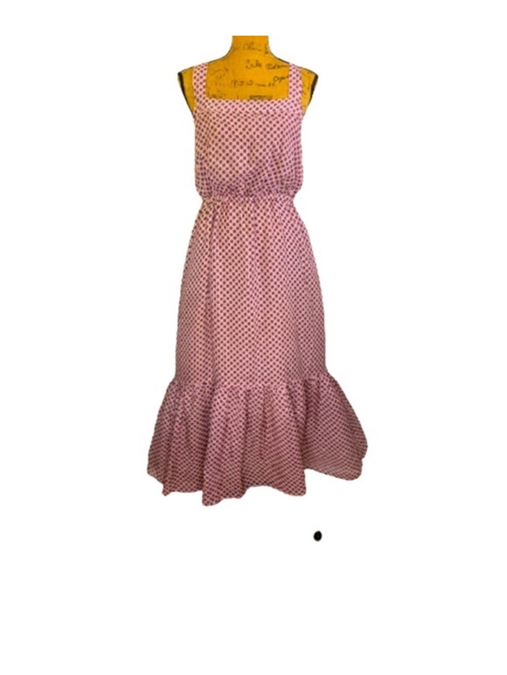 J. CREW Red‎ & Blue Floral Silk Tiered Ruffle Maxi Dress